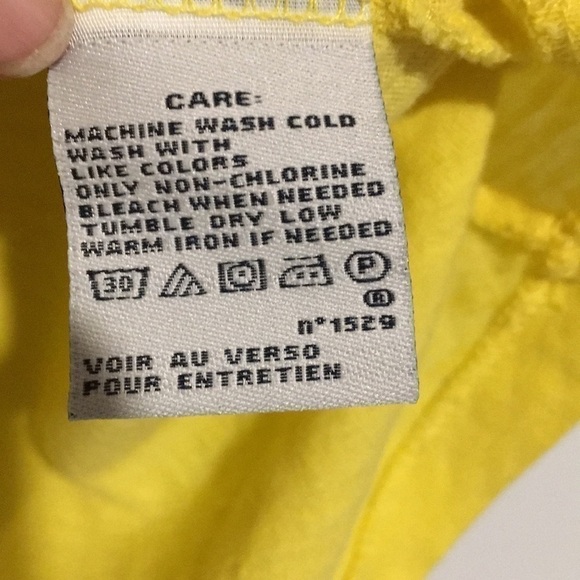 Ralph Lauren polo pony Sport yellowT-shirt szM - Picture 5 of 5